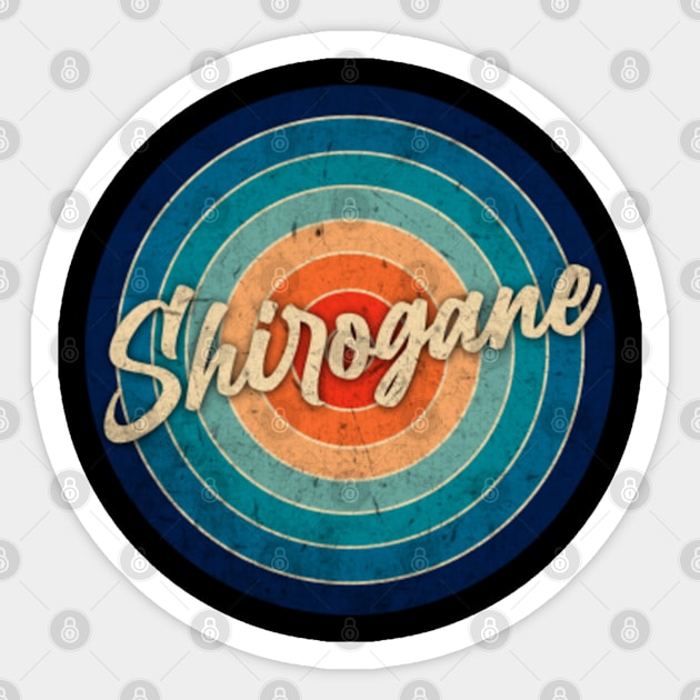 Personalized Name Shirogane Classic Styles Anime 70s 80s 90s Sticker by Deion Christiansen